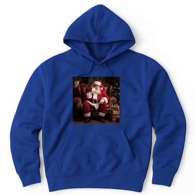Trump Dressed As Santa Claus Digital Art Gift Hoodie