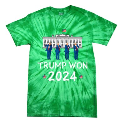 Trump Dances At White House Celebrating Tie-Dye T-Shirt