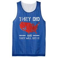 They Did And They Will Get It Trump 2024 Won Election Mesh Reversible Basketball Jersey Tank