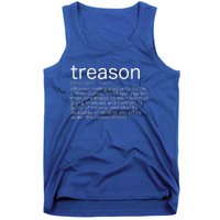 Treason Definition Anti Trump Treason Tank Top