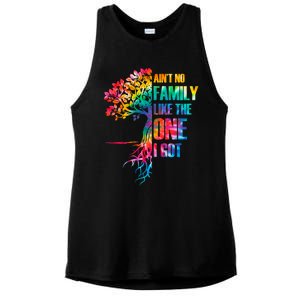 Tie Dye Ain't No Family Like The One I Got Family Reunion Cool Gift Ladies PosiCharge Tri-Blend Wicking Tank