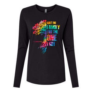 Tie Dye Ain't No Family Like The One I Got Family Reunion Cool Gift Womens Cotton Relaxed Long Sleeve T-Shirt