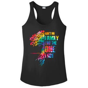 Tie Dye Ain't No Family Like The One I Got Family Reunion Cool Gift Ladies PosiCharge Competitor Racerback Tank