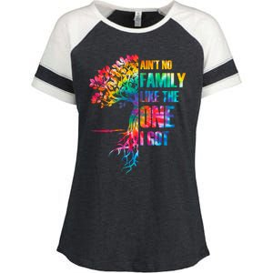 Tie Dye Ain't No Family Like The One I Got Family Reunion Cool Gift Enza Ladies Jersey Colorblock Tee