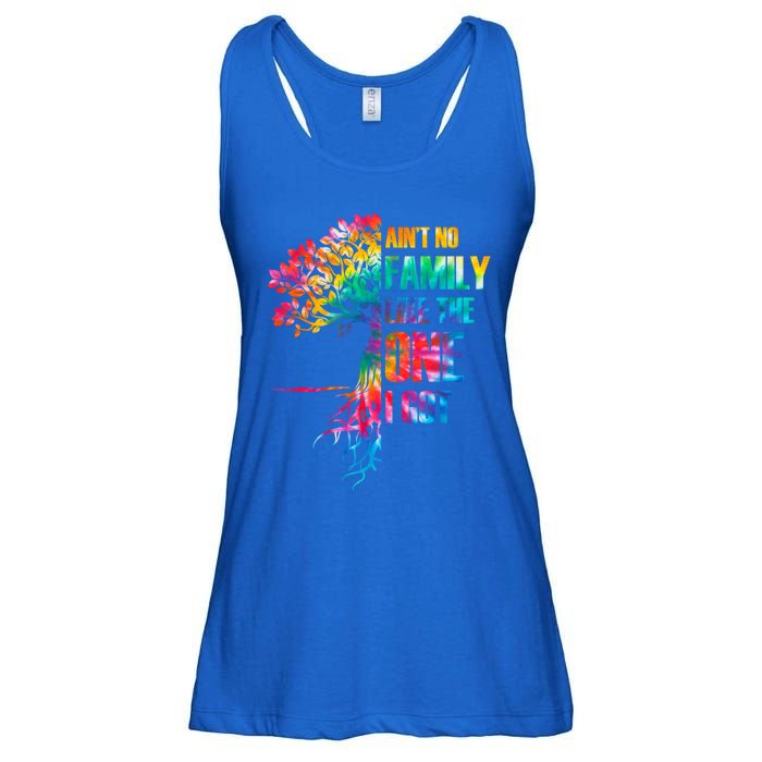 Tie Dye Ain't No Family Like The One I Got Family Reunion Cool Gift Ladies Essential Flowy Tank