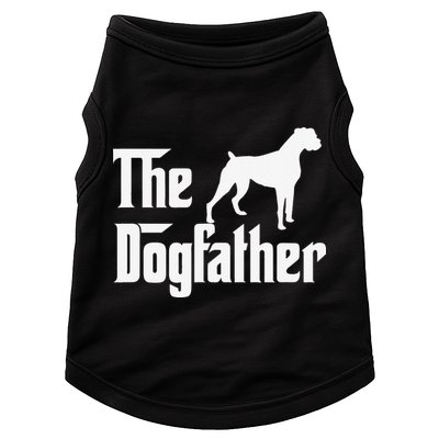 The Dogfather Boxer Dog Lover Dad Doggie Tank