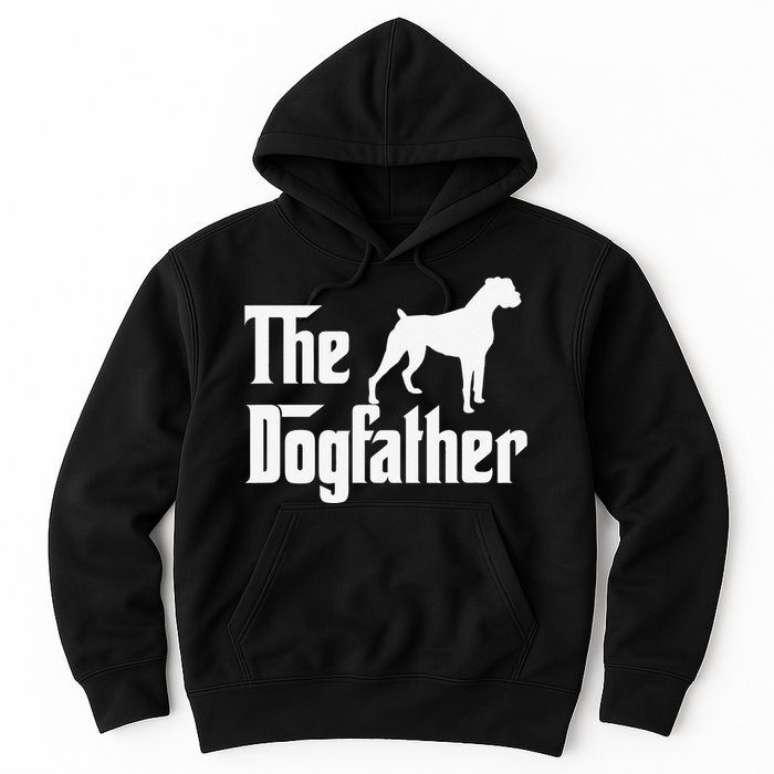 The Dogfather Boxer Dog Lover Dad Hoodie