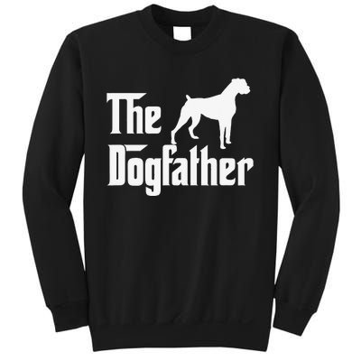 The Dogfather Boxer Dog Lover Dad Sweatshirt