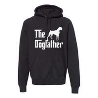 The Dogfather Boxer Dog Lover Dad Premium Hoodie