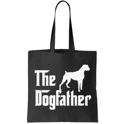 The Dogfather Boxer Dog Lover Dad Bag