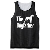 The Dogfather Boxer Dog Lover Dad Mesh Reversible Basketball Jersey Tank