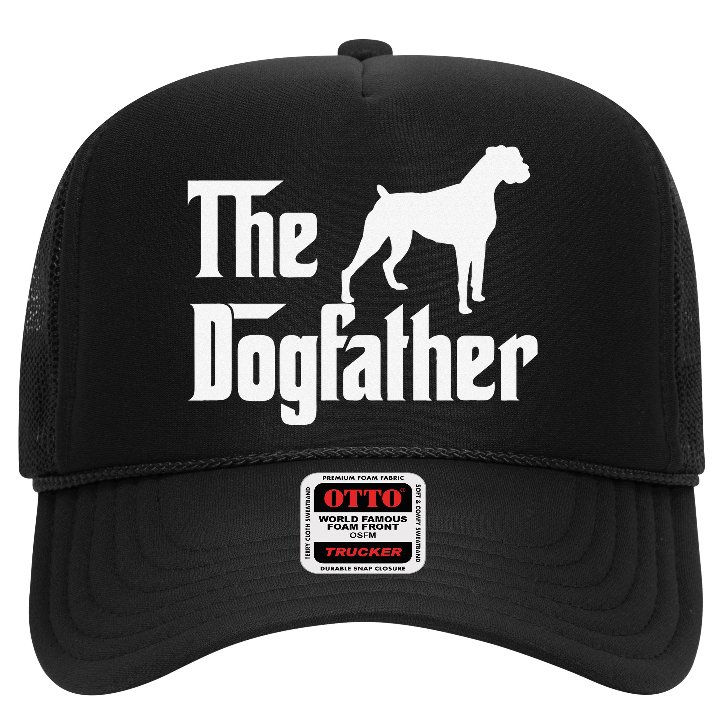 The Dogfather Boxer Dog Lover Dad Hat