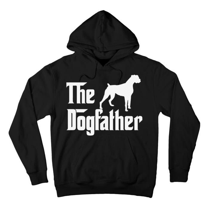 The Dogfather Boxer Dog Lover Dad Tall Hoodie