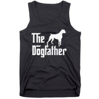 The Dogfather Boxer Dog Lover Dad Tank Top