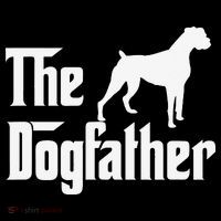 The Dogfather Boxer Dog Lover Dad Tank Top