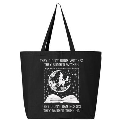 They Didn't Burn Witches They Burned Ban Book 25L Jumbo Tote