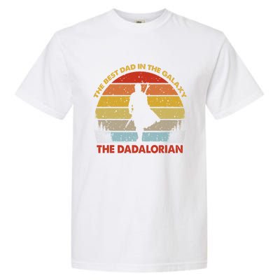 The Dadalorian Best Dad In The Galaxy Retro Vintage Garment-Dyed Heavyweight T-Shirt