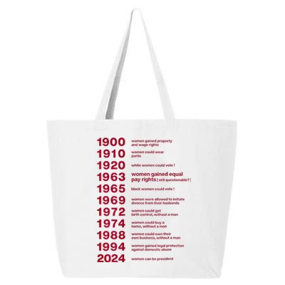 They DidnT Burn Witches They Burned Kamala Harris 25L Jumbo Tote