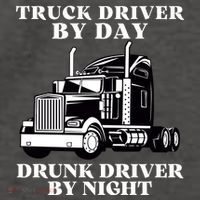Truck Driver By Day Drunk Driver By Night Vector Backpack
