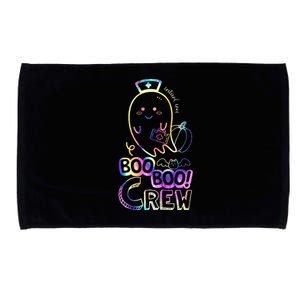 Tie Dye Boo Boo Crew Halloween Ghost Critical Care Nurse Microfiber Hand Towel