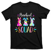 Tie Dye Bunnies Pre-k Teacher Squad Easter Day T-Shirt