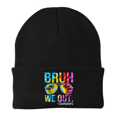 Tie Dye Bruh We Out Counselors Last Day Of School Beanie