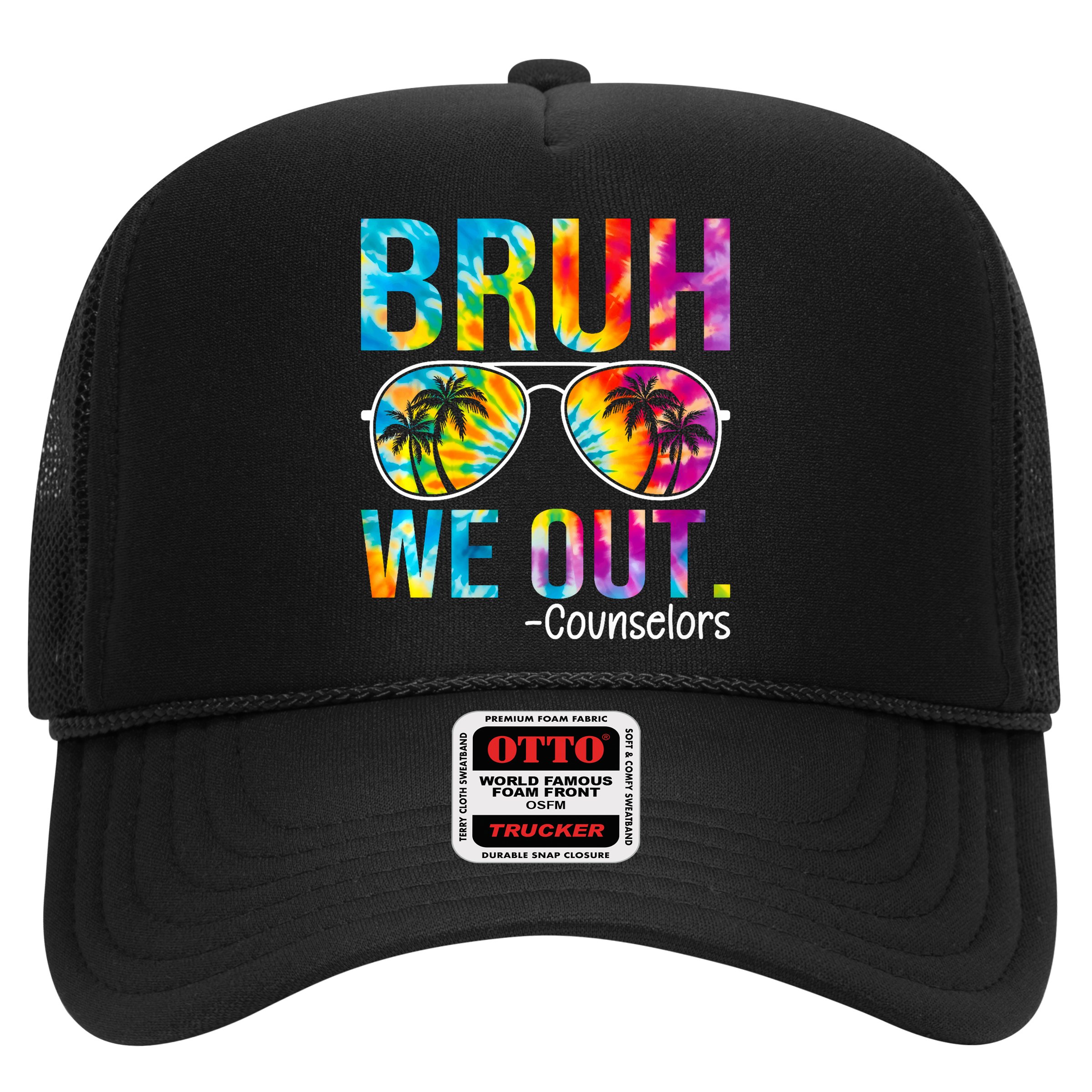 Tie Dye Bruh We Out Counselors Last Day Of School Hat