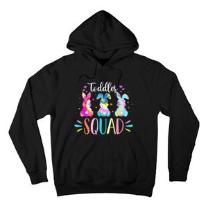 Tie Dye Bunnies Pre-k Teacher Squad Easter Day Hoodie