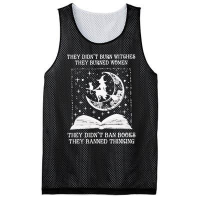 They Didn't Burn Witches They Burned Feminist Witch Mesh Reversible Basketball Jersey Tank