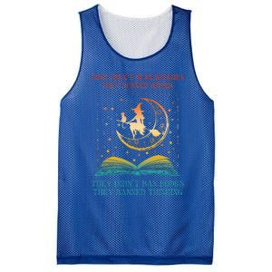 They Didn't Burn Witches They Burned Ban Book Mesh Reversible Basketball Jersey Tank