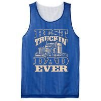 Truck Driver Best Trucking Dad Ever Trucker Fathers Day Great Gift Mesh Reversible Basketball Jersey Tank