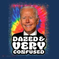 Tie Dye Biden Dazed And Very Confused Funny T-Shirt