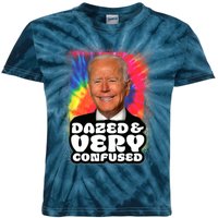 Tie Dye Biden Dazed And Very Confused Funny Kids Tie-Dye T-Shirt