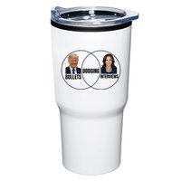 Trump Dodging Bullets Interviews Kamala Venn Diagram Tumbler