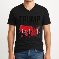 Trump Dance Better Coverage Than 5g Can You Hear Us Now V-Neck T-Shirt