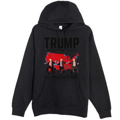 Trump Dance Better Coverage Than 5g Can You Hear Us Now Premium Pullover Hoodie