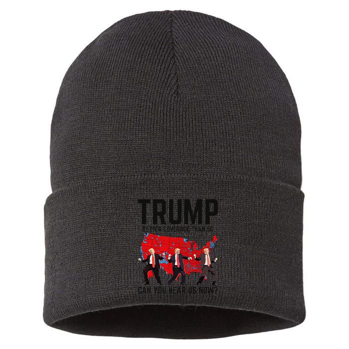 Trump Dance Better Coverage Than 5g Can You Hear Us Now Sustainable Knit Beanie