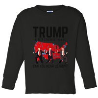 Trump Dance Better Coverage Than 5g Can You Hear Us Now Toddler Long Sleeve Shirt