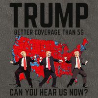 Trump Dance Better Coverage Than 5g Can You Hear Us Now Cotton Canvas Backpack