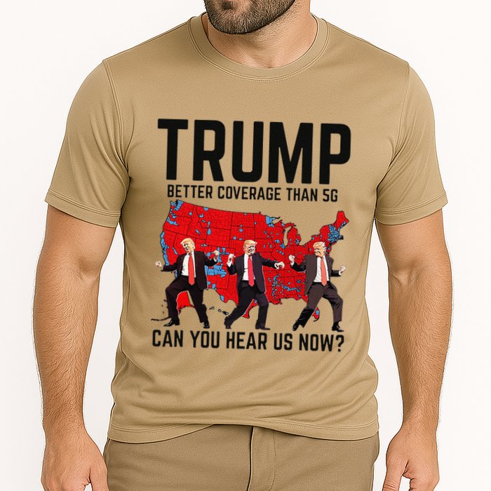Trump Dance Better Coverage Than 5g Can You Hear Us Now Performance Shirt