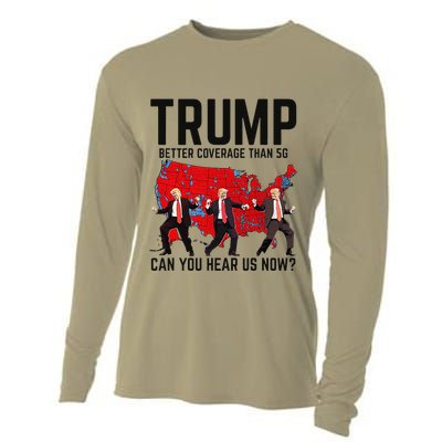 Trump Dance Better Coverage Than 5g Can You Hear Us Now Cooling Performance Long Sleeve Crew