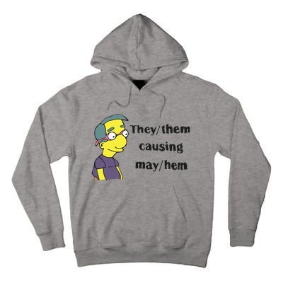 The Disgusting Brothers They Them Causing May Hem Tall Hoodie