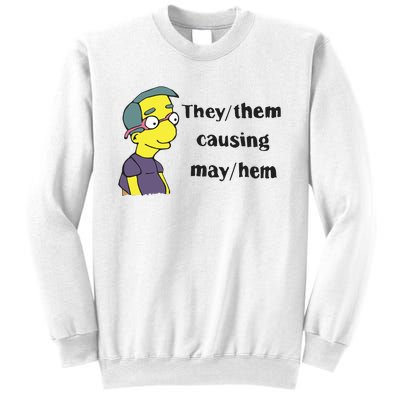 The Disgusting Brothers They Them Causing May Hem Sweatshirt