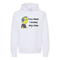 The Disgusting Brothers They Them Causing May Hem Premium Hoodie