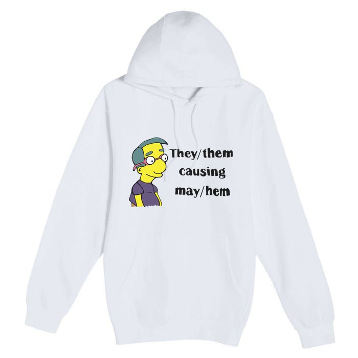 The Disgusting Brothers They Them Causing May Hem Premium Pullover Hoodie