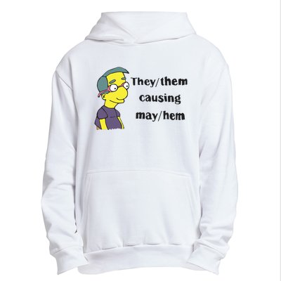 The Disgusting Brothers They Them Causing May Hem Urban Pullover Hoodie