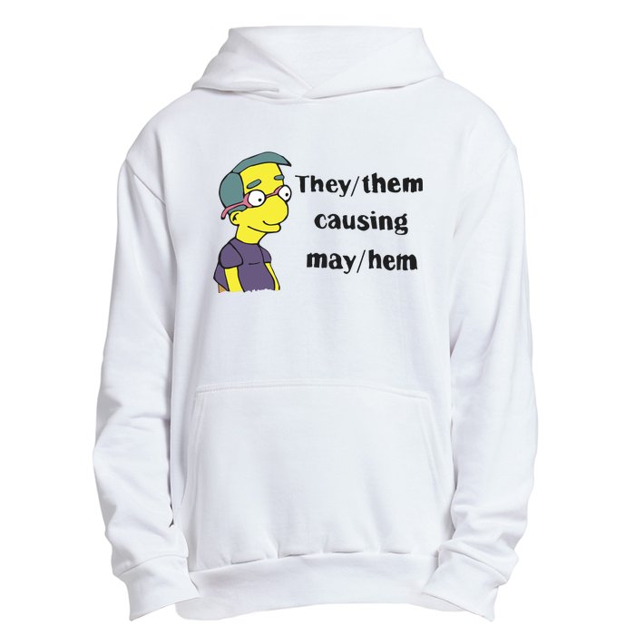 The Disgusting Brothers They Them Causing May Hem Urban Pullover Hoodie