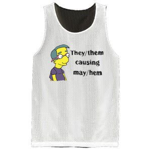 The Disgusting Brothers They Them Causing May Hem Mesh Reversible Basketball Jersey Tank