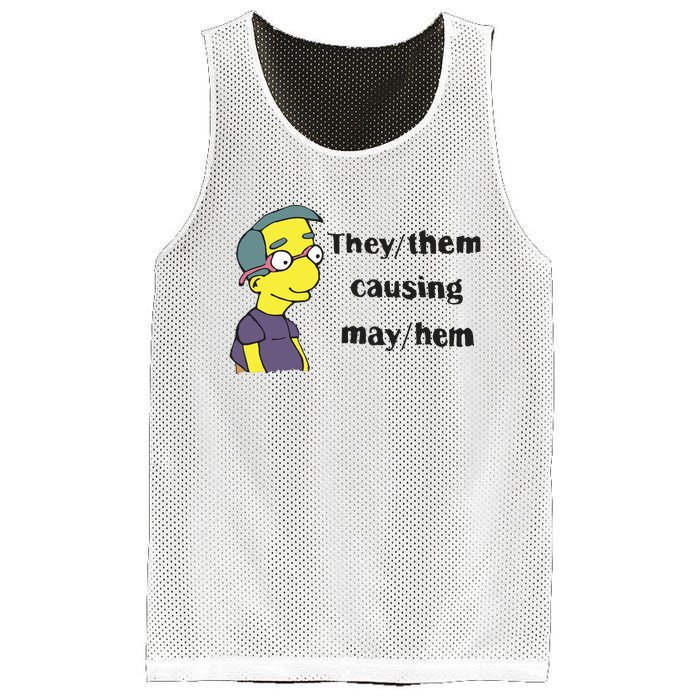 The Disgusting Brothers They Them Causing May Hem Mesh Reversible Basketball Jersey Tank