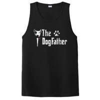 The Dogfather Bull Terrier Dad FatherS Day Gift PosiCharge Competitor Tank